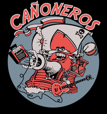 Cañoneros es una banda de versiones del mejor pop rock español de las últimas décadas