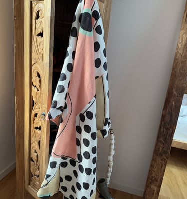 lininiai chalatai lininis chalatas moteriški lino drabužiai Linen vibe kimono