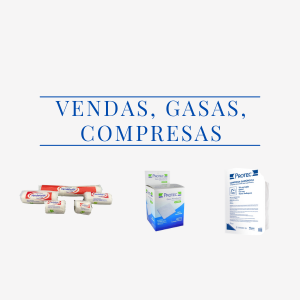 Vendas, Gasas, Compresas, micropore