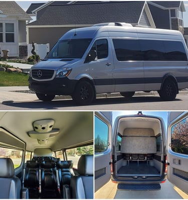 Cache Express Travel - High-Roof Sprinter Van For Hire