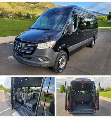 Cache Express Travel - High-Roof Sprinter Van For Hire