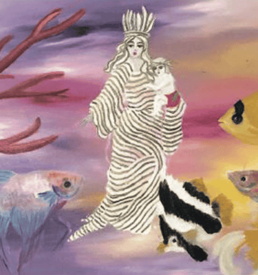 Iris Devote LITTARDI © - "Mother and Child" 2013 - huile sur toile