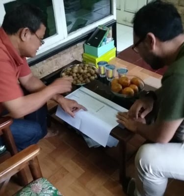 penjelasan gambar kerja kepada klien