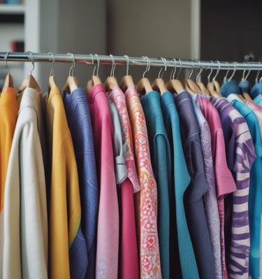 A smiling client wearing a perfectly fitted outfit.