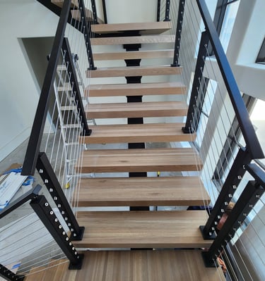 Installed this beautiful stair system.