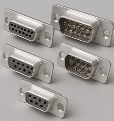 D type connector for defense