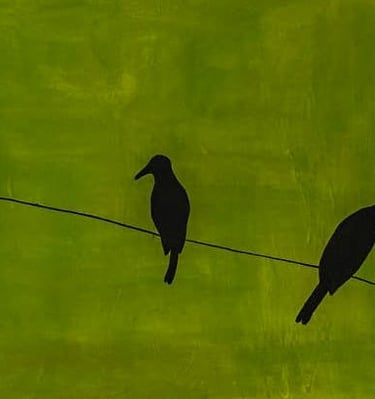 Parejas - acrílico sobre lienzo