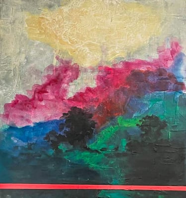 Serie Ventanas - técnica mixta acrílico y oleo sobre lienzo