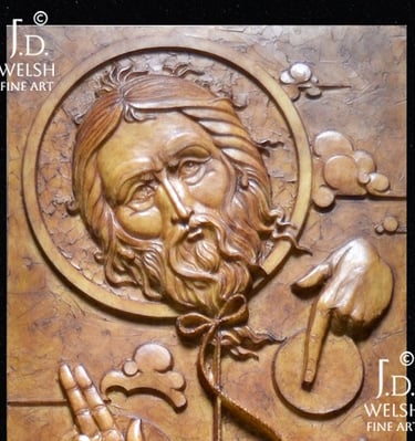 For the Lost Children - Surrealism - Icon - sacred art - Jeremiah D. Welsh - JD Welsh Fine Art