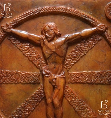 Relic - Celtic Crucifixion - Celtic art - sacred art -Jeremiah D. Welsh - JD Welsh Fine Art
