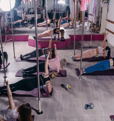 Image from Sxefit core workout class