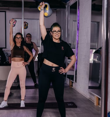 Image from Sxefit Kettlebell class