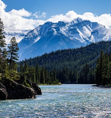 Bow River in Banff