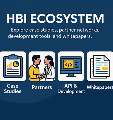a graphic of a business case study hbi-ecosystem-overview