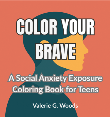 Color Your Brave Cover graphic image of a face