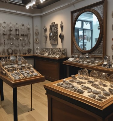Stylish pet accessories showcased in an elegant setting.