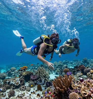 An angler proudly holding a freshly caught fish on a sport fishing boat.