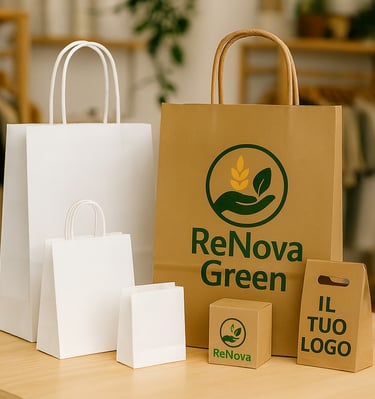 Nachhaltige Einkaufstaschen mit personalisiertem Logo 
