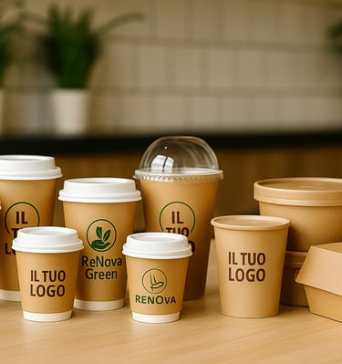 Nachhaltige Verpackungen von ReNova Green für Unternehmen