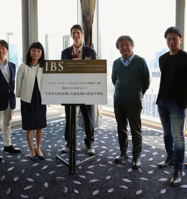 Media presentation of language learning and VR technologies