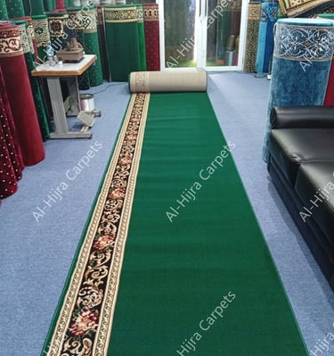 Karpet Masjid Dynasty Hijau Polos