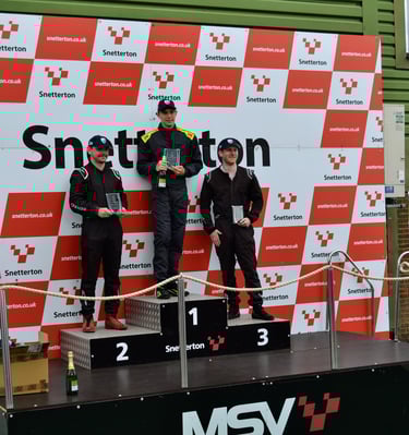 1st place on podium at Snetterton in OT Coupe Cup