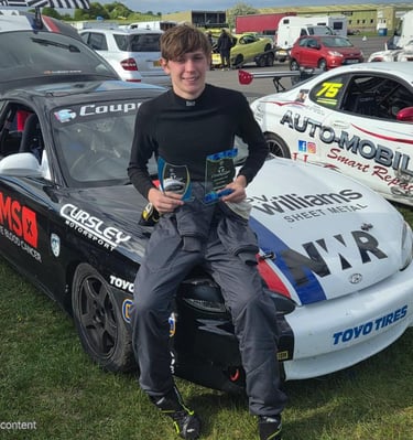 Double race winner at Thruxton in OT Coupe Cup