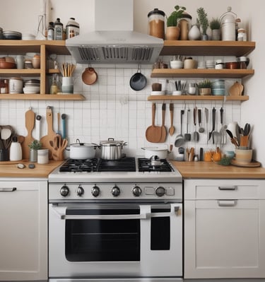 A team wiping down office desks and arranging chairs