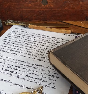 A Confidential Handwritten Letter Secretarial Service