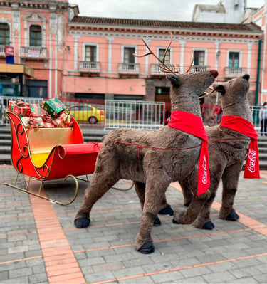 alegoria renos navideños