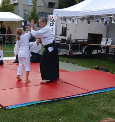 Photo d'un entrainement de sport de combat