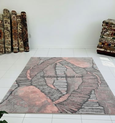 Custom bespoke handmade rugs crafted in Nepal – abstract design-Himalaya Carpet Industries