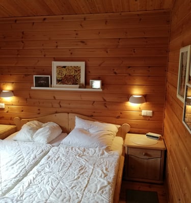 Schlafzimmer Ferienhaus Kanada in Viechtach