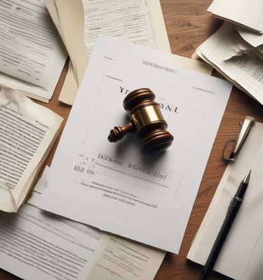 Close-up of a legal document highlighting prosecutorial misconduct evidence.