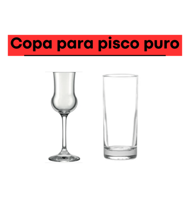 Copas para pisco en alquiler
