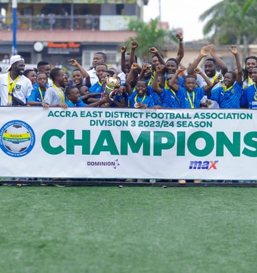 ACCRA EAST DFA COLTS LEAGUE 2023/24 U-13 OVERALL CHAMPIONS
