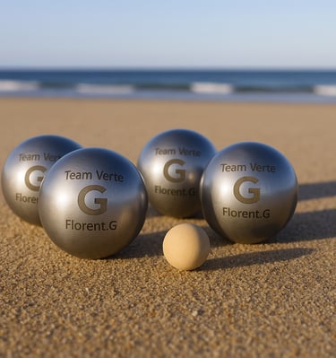 boules de petanque gravées au laser