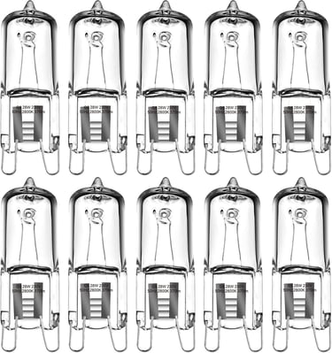a bunch of light bulbs in a row of bulbs