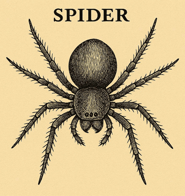 Image of a spider which Treat Pest Control Service takes care of