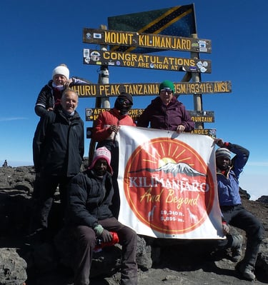 Uhuru Peak – der höchste Punkt Afrikas.