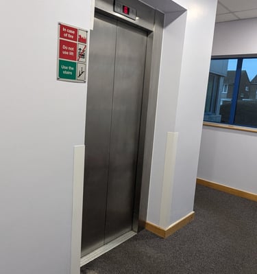 Lift and Stairs to Counselling Room