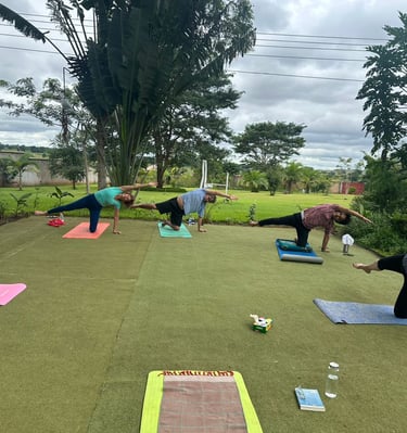 Side posure for balancing mind and body-that helps in better coordination. 