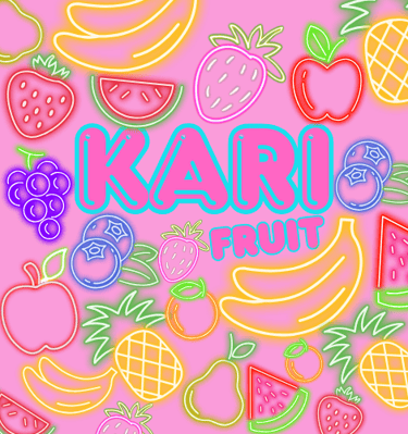 variety of fruit with words kari fruit