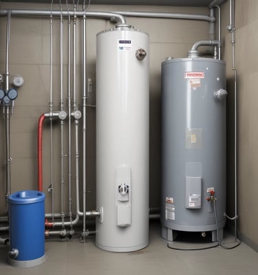 A close-up of high-quality plumbing materials and tools.