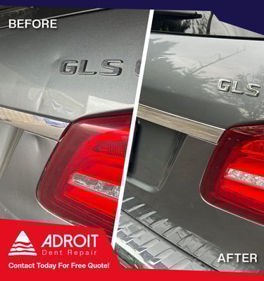 GLS63 AMG minor dings on liftgate, aluminium panel