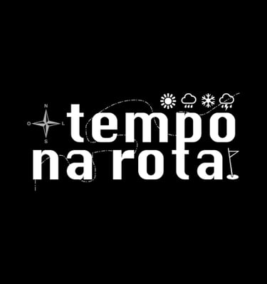 Tempo na Rota, sol, nuvem, chuva, neve, raios, vento, rosa dos ventos, ponto