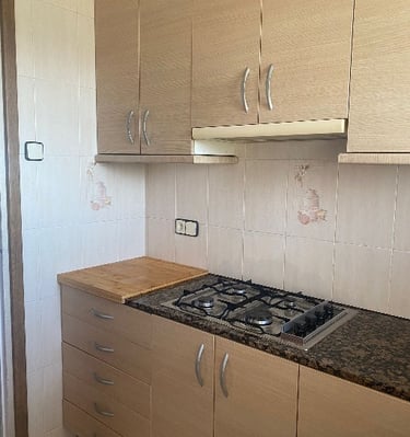 Antes y después de reforma de cocina