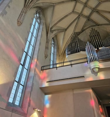 Lichtspiele in der Wasserkirche