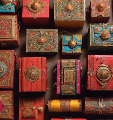 a man holding a baby in his arms