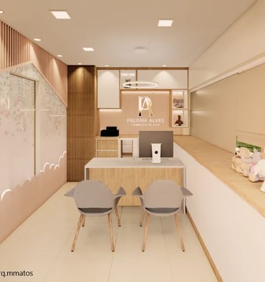 consultorio da paloma alves interiores fonoaudiologia